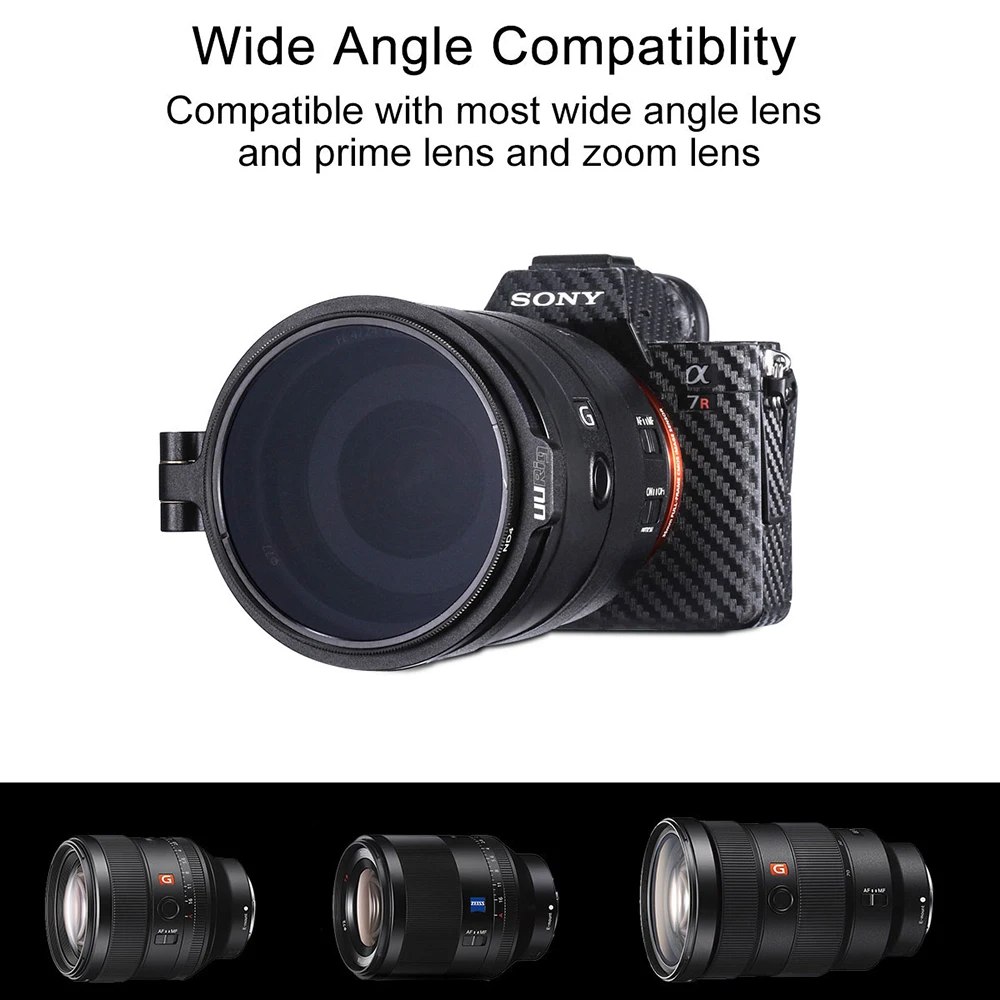 UURig RFS ND быстросъемный аксессуар для камеры DSLR фильтр быстрый переключатель кронштейн для 58 мм 67 мм 72 мм 77 мм 82 мм DSLR объектив адаптер флип
