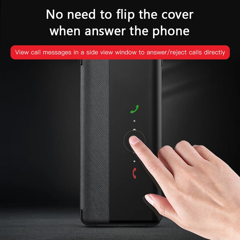 Откидной чехол из натуральной кожи, чехол для телефона huawei P30 P20 Pro, чехол с магнитным окошком для huawei 10 20 Pro mate 20 X