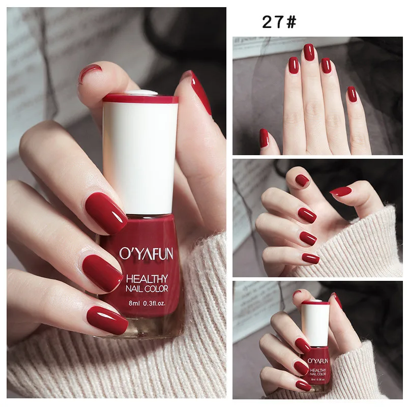 Quick Dry Glitter & Matte Waterproof Nail Polish