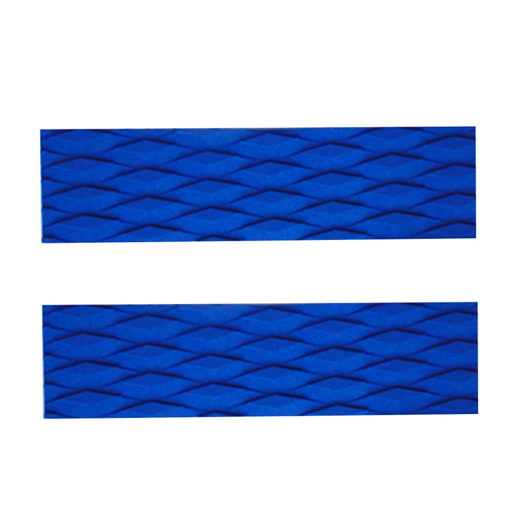 2Pcs Ultra-light Diamond Grooved EVA Non Slip Skimboard Surfboard Traction Pad Bar Grip for SUP Surfboard Surfing