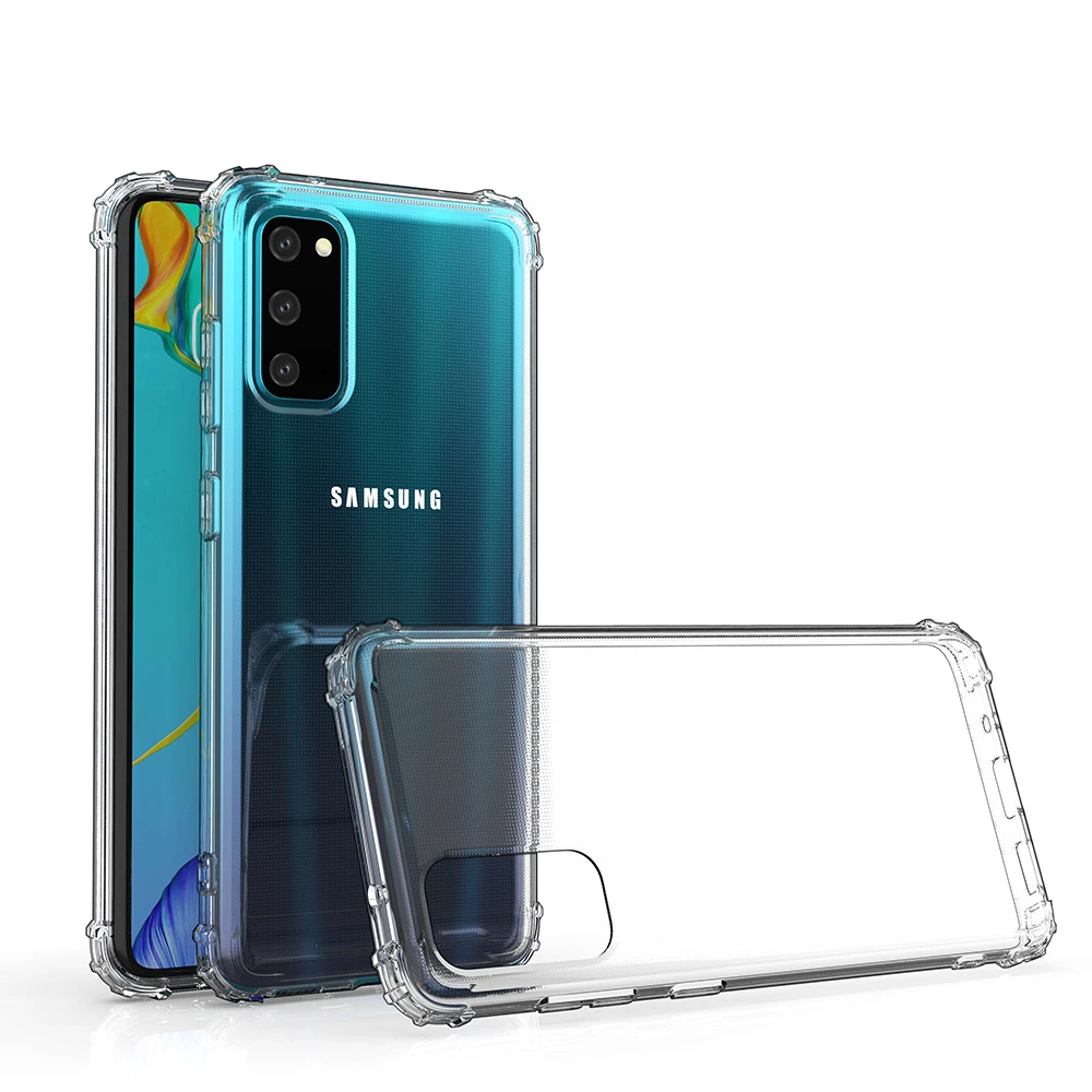 Противоударный мягкий чехол из ТПУ с защитой от падения для samsung Galaxy S20 Ultra S10 S8 S9 Plus