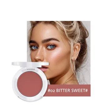 

Waterproof Long Lasting Matte Blush High Color Rendering 3D Contour Fine Flash Dazzling Rouge Women Face Makeup Cosmetic TSLM2