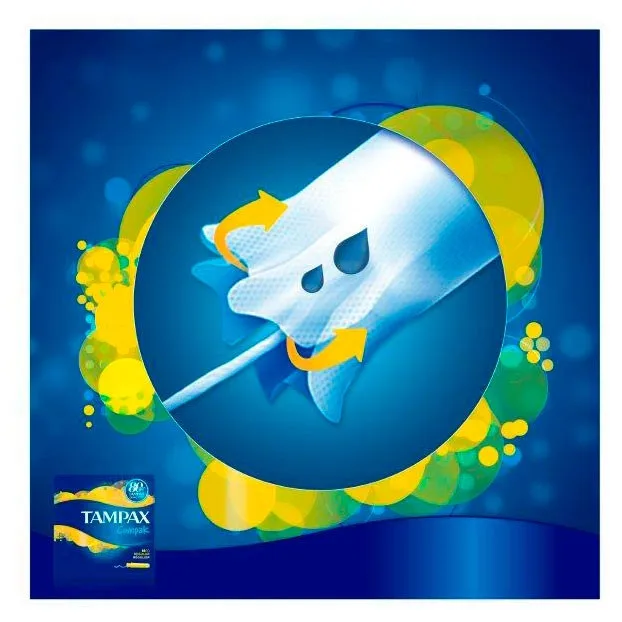 Тампоны с аппликатором Tampax Compak Regular, 2 капли, 16 шт