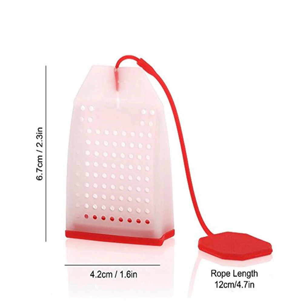 Bag Style Silicone Tea Strainer Herbal Spice Infuser Filter Diffuser Kitchen Coffee Tea Tools