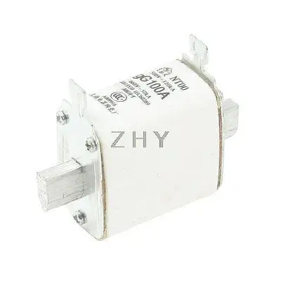 

500V 120kA 660V 50kA gG 100A Blade Contact Ceramic Fuse Link NT00