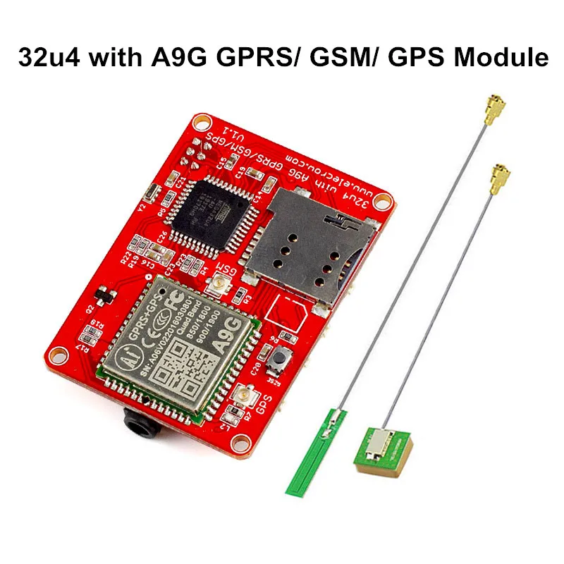 

Elecrow 32u4 with A9G GPRS/ GSM/ GPS Module Quad-band 3 Interfaces DIY Kit ATMEGA GPS Sensor Wireless IOT Integrated Modules
