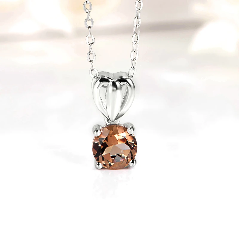 Zultanite Silver 925 Pendant Color Change Diaspore Stone Silver Pendant Necklace Simply Fashion Style Birthday Party Jewelry