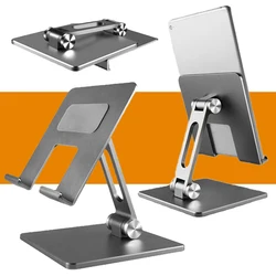 Base de support pliable en alliage d'aluminium pour tablette, support de bureau réglable pour Huawei Xiaomi Samsung Ipad 