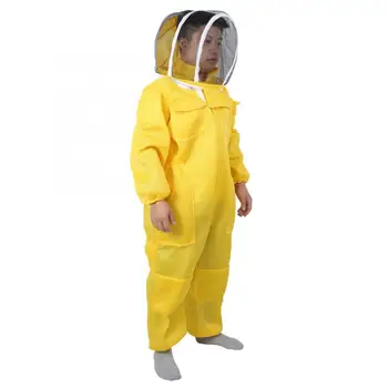 

Hooded One-Piece Cotton Breathable Beekeeper Protective Suit Beekeeping Equipment Clothes