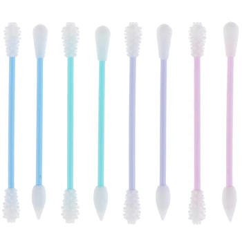 

2Pcs/Box Double-headed Reusable Cotton Swabs Makeup Cleaning Tool Ear Cleaning