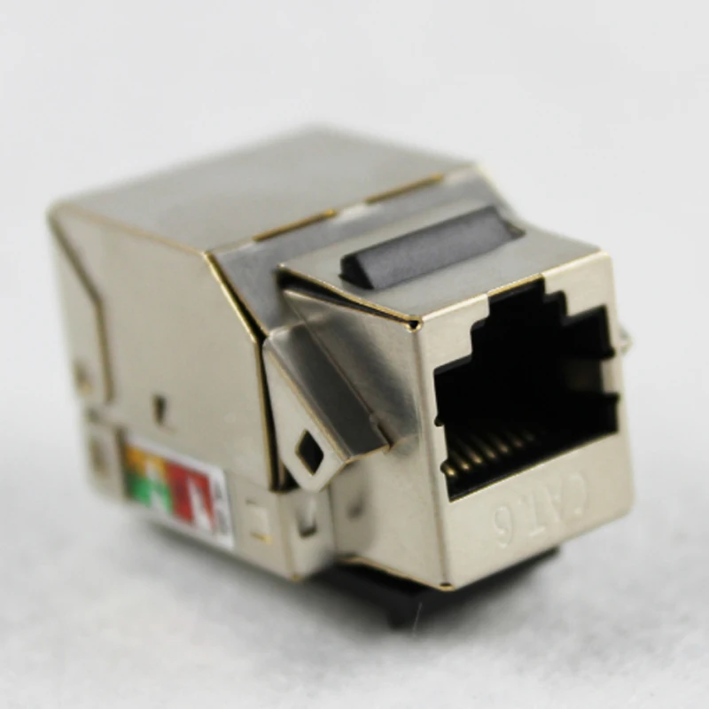 50 шт. CAT6 ftp трапецевидный разъем lightning защита компьютерный сетевой модуль CAT6 сетевой кабель Модуль информации
