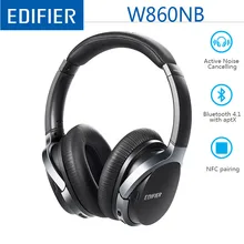 EDIFIER W860NB Bluetooth наушники с активным шумоподавлением ANC Bluetooth 4,1 сенсорный контроль двойной микрофон Поддержка aptX для xiaomi IOS