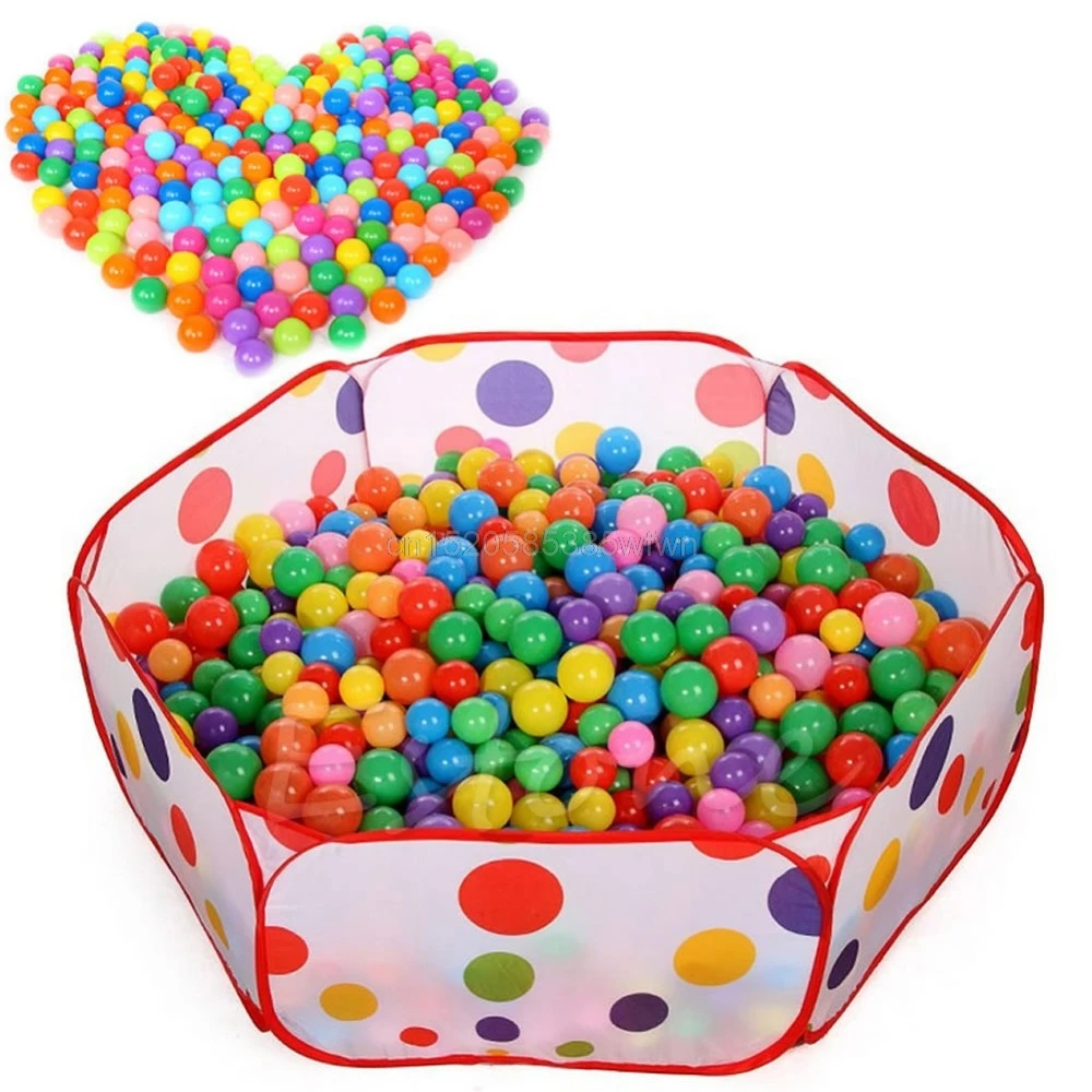 50-500PCSOcean Ball Plastic Colorful Balls Toy Secure For Kid Baby Pit Swim C9UK 