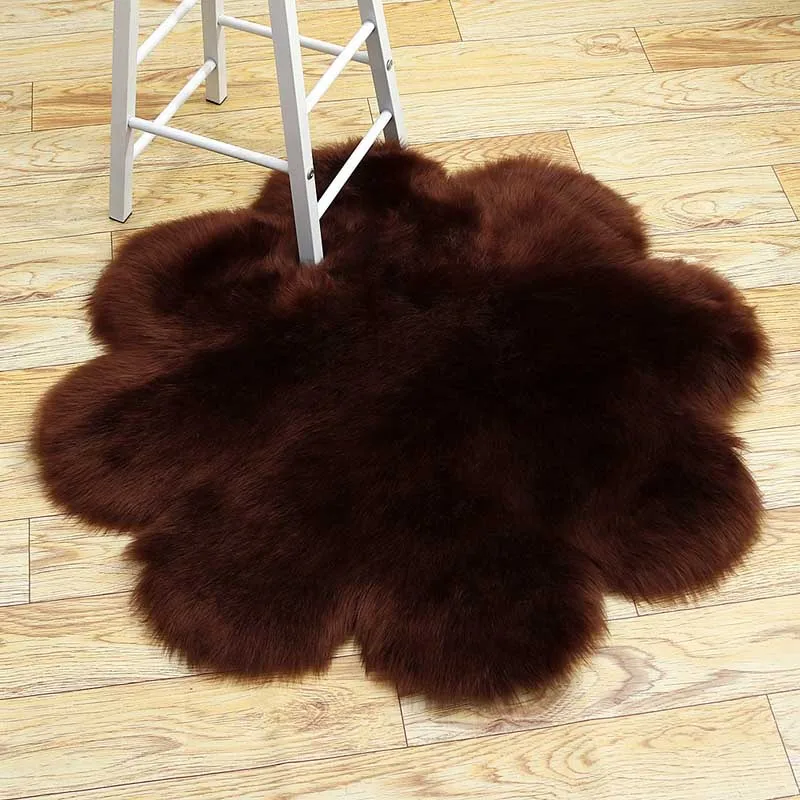 Мягкие плюшевые ковры из искусственного меха, шерстяной ковер для гостиной, дивана, спальни, матрас, рождественские коврики на дверь, окно, ковры