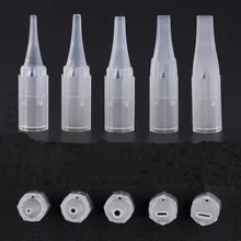 50 шт. полуперманентный макияж пластиковые колпачки для татуировки бровей Иглы для татуажа подходит для 1R 3R 5R 7F иглы аксессуары для татуажа