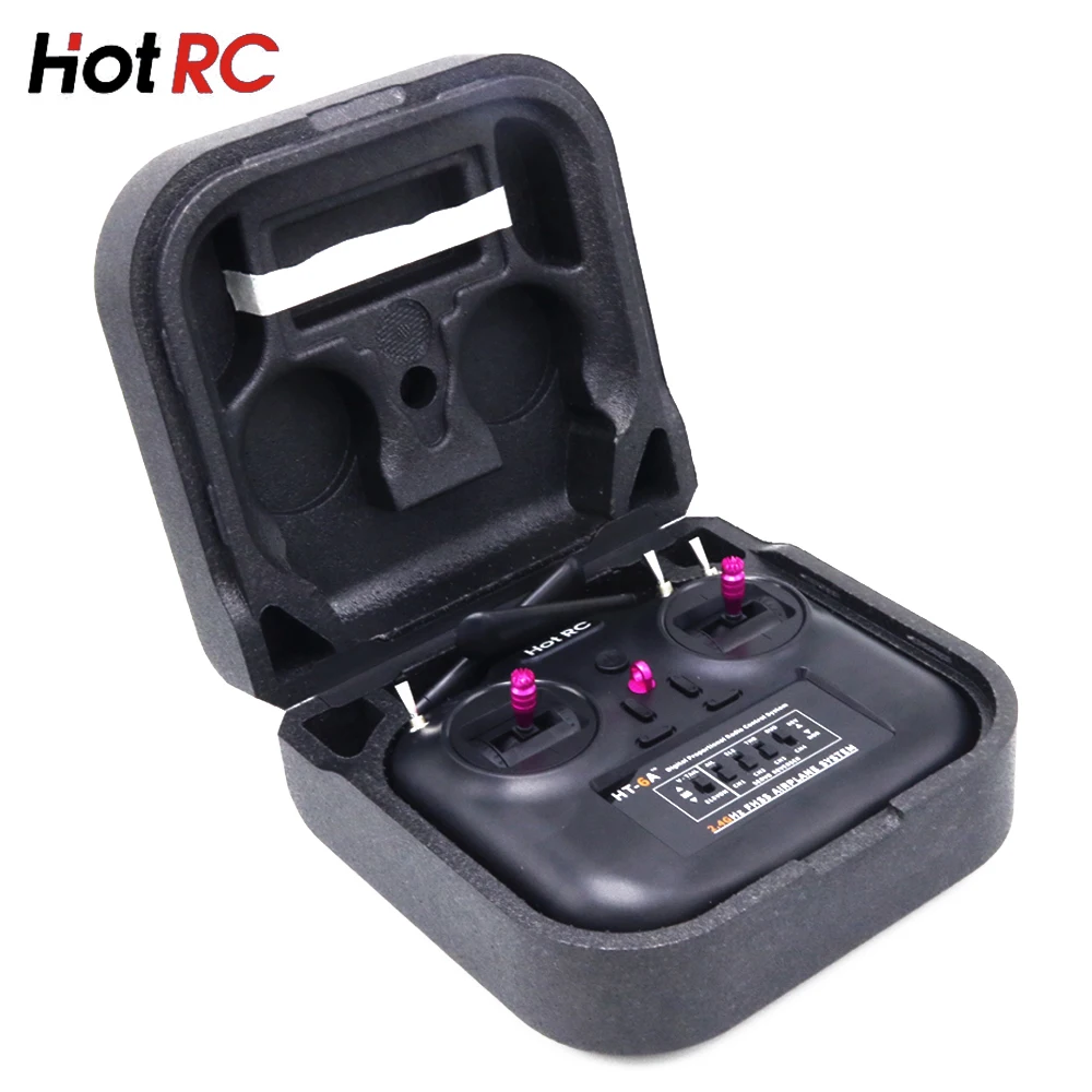 Hotrc HT 6A 2 4G 6CH RC передатчик FHSS и приемник для FPV дрона/радиоуправляемого