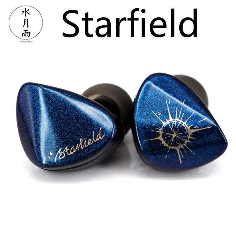 MoonDrop Starfield Carbon Nanotube диафрагма Динамический Hifi музыкальный монитор DJ Studio сценические спортивные наушники