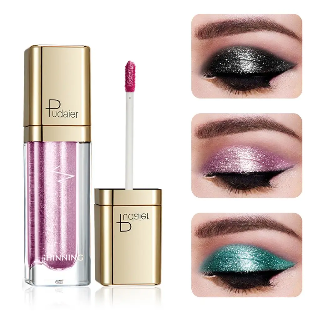 

18 Color Shimmer Eyeshadow Liquid Waterproof Glitter Eyeliner Makeup Cosmetics Muitfuctional Lipgloss Face Highlighter Maquiagem