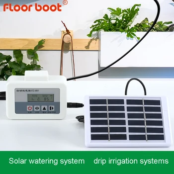 

Solar watering system drip irrigation systems the flowers garden timed automatic potted plant watering device with water pump
