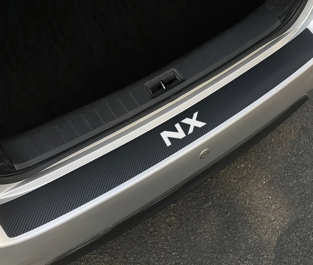 Наклейки на задний бампер багажника для Lexus RX 300 330 IS 250 300 GX 400 460 UX 200 NX LX LS GS ES CT200h Fsport аксессуары