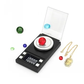 

50g/0.001g LCD Digital Jewelry Scales Lab High Precision Weight Scale Medicinal Use Portable Mini Electronic Balance