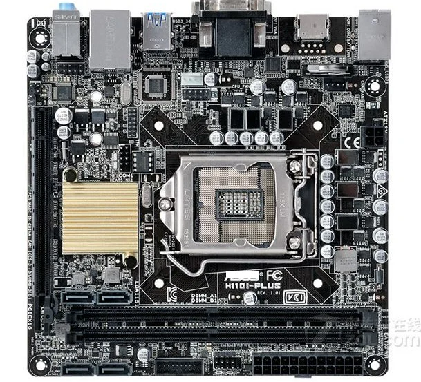 Б/у материнская плата H110I-PLUS DDR4 Socket 1151 десктопная | Компьютеры и офис