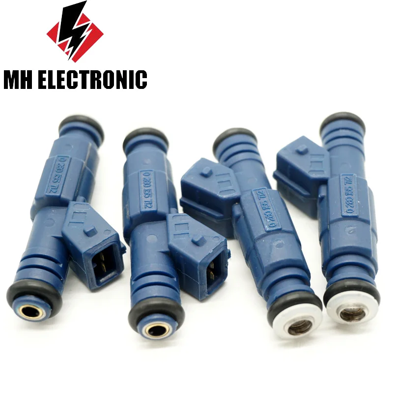 MH Electronic 4PCS/LOT High Quality Fuel Injector 0280155712 for Cadillac for HOLDEN for OPEL for SAAB for VAUXHALL for VOLVO