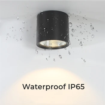 Waterproof IP65 LED Ceiling Downlights Surface Mounted Outdoor Bathroom 1