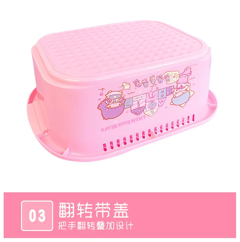 Hello Kitty Kitchen Double Wash Basket Drain Basket Cute Creative Home Multifunctional Washbasin Fruit Storage Basket