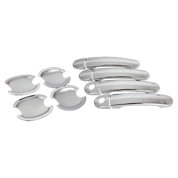 

Fit for Hyundai Tucson 2005-2010 Chrome Door Handle Cover + Bowl Cup Trim