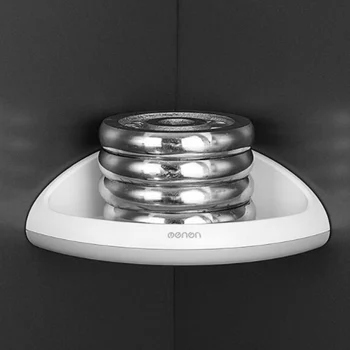 

Bathroom Corner Shelf Triangle Suction Rack Organizer Cup Wall-Mounted Plastic Storage Home Kitchen Shower Wall Corner Holder