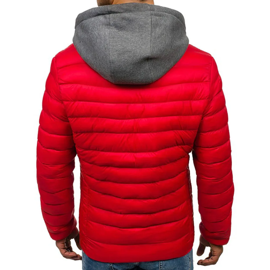 Zogaa брендовая Новая мужская зимняя куртка парка мужские куртки и пальто повседневные мужские пальто с капюшоном уличная зимняя куртка мужская одежда
