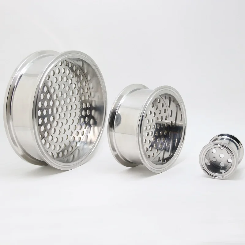 Placa de Filtro de para Fermentação Caseira Placa Sanitária de 1.5 2.5 3.5 Aço Inoxidável