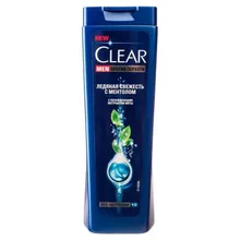 Шампунь мужской против перхоти с ментолом «Ледяная свежесть» Clear, 200 мл