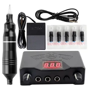 

Professional Tattoo Kit Set Permanent Makeup Kit Rotary Machines Tattoo Power Supply Tattoo Foot Switch Complete Tattoo Body Art