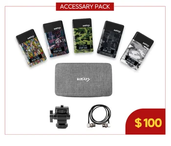 

Vaxis ATOM 500 SDI Accessory Kit Travel Case Tilting Shoe Adapter Skin BNC Cable Packing