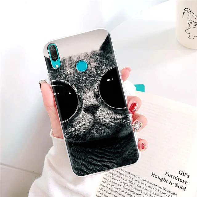 Case For Huawei Y7 Pro Case For HuaweiY7 Pro 2019 Y7 Prime 2018 Y7A Y7p Y 7 Soft TPU Phone Coque Fashion Phone Back Cover Funda T060