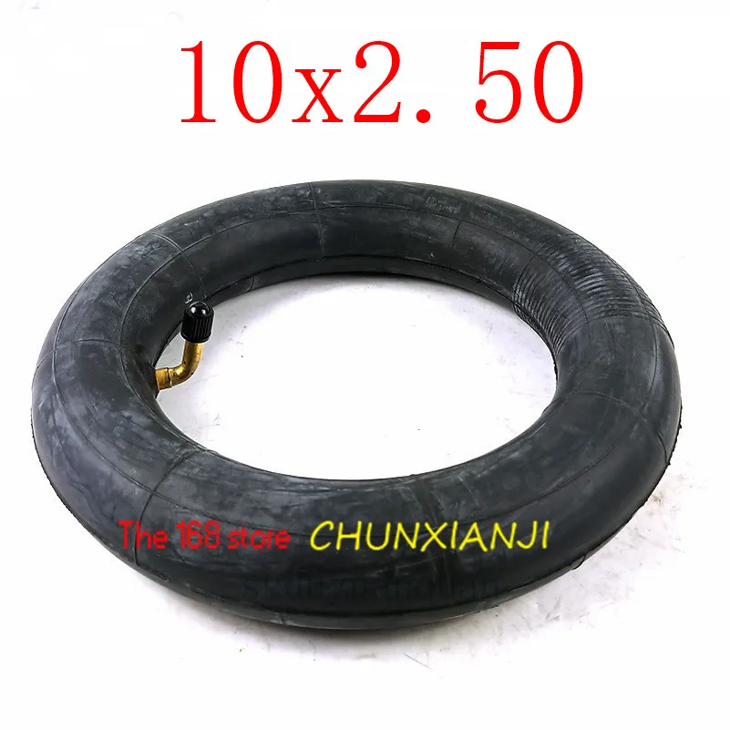 2 Pcs10x2.50 Inner Tire 10*2.50 Inner Tube with Bent Valve for Electric Scooter Balancing Hoverboard Self Smart Balance