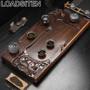 

Portata Keukenhulpjes Serviertablett Board Set High Accessories Bandeja Para Servir Holder Kung Fu Gongfu Chinese Tea Tray