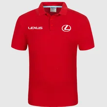 Высокое качество, логотип crocodil для Lexus logo Polo, Классическая брендовая мужская рубашка поло, мужская повседневная однотонная хлопковая рубашка поло с коротким рукавом