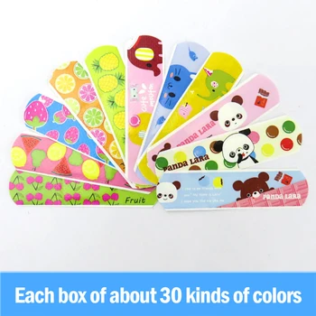 

100PCs Waterproof Breathable Cute Cartoon Band Aid Hemostasis Adhesive Bandages First Aid Emergency Kit For Kids Children