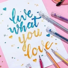 12 шт 0,8 мм гелевая ручка многоцветные гелевые чернила для рисования шариковые заправки для ручек ручки для рисования граффити гладкие Чернила Канцелярские Принадлежности