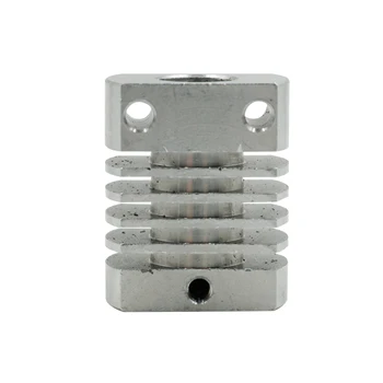 

Aluminum Heat Sink Radiator Cooling Block for 3D Printer MK10 Extruder (Silver)