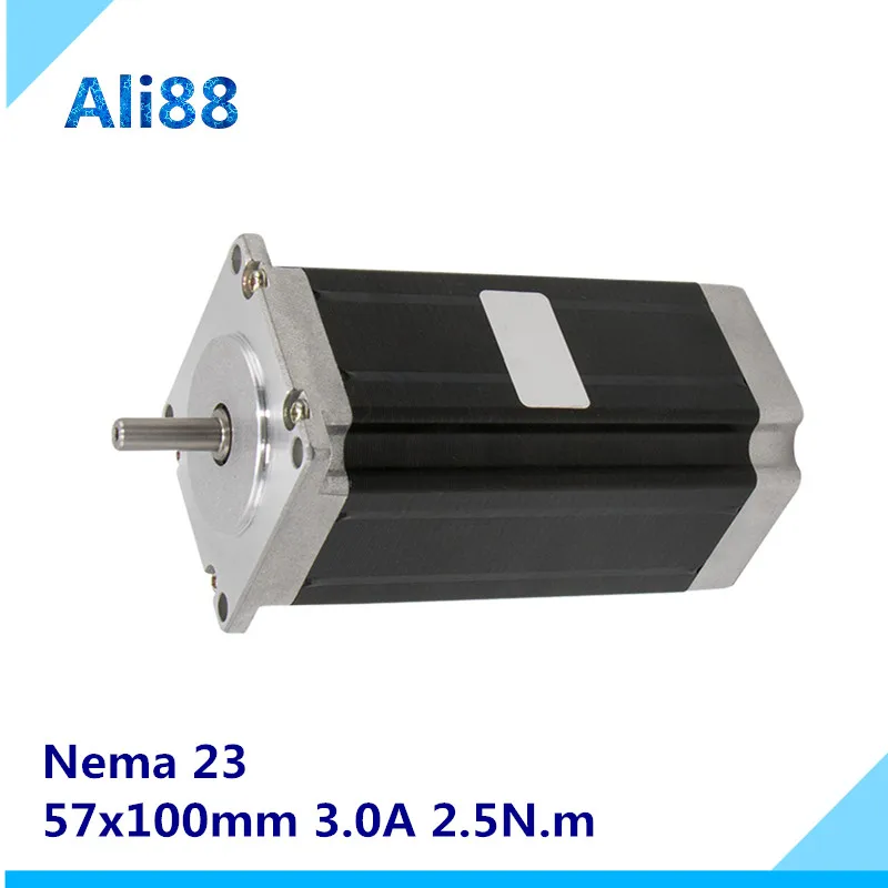 

Nema 23 Stepper motor 100 mm body length 2.5 N.m torque 357Oz-in 57 stepping motor for CNC Router
