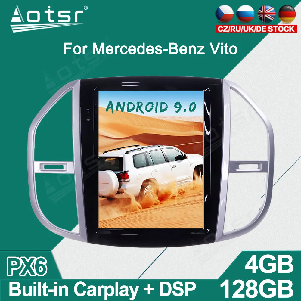 

For Mercedes Benz Vito Viano Valente Metris W447 Android Car radio Player GPS Navigation Auto Stereo Multimedia Video carplay