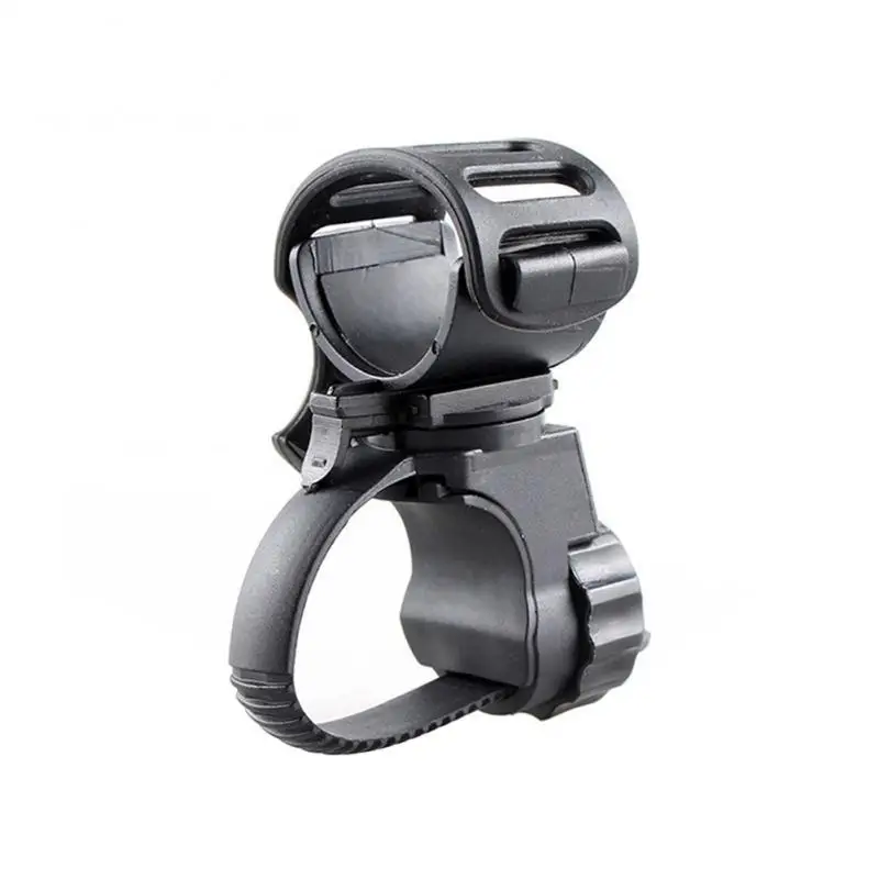 360 Degree Bike Light Holder Flashlight Torch Mount Holder Front Light Bracket Adjustable Clip Bike Accessories