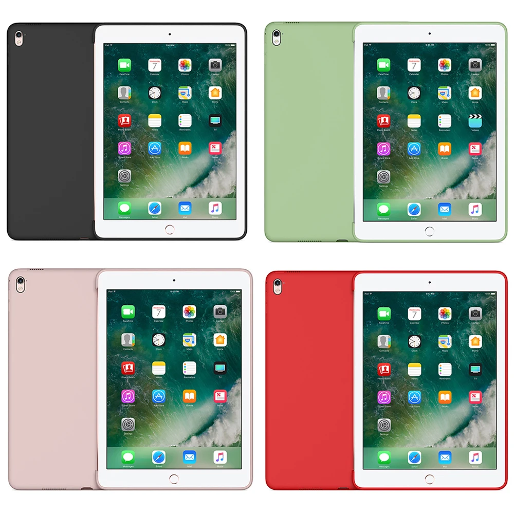 

[Genuine Liquid silicone]cover for apple iPad Pro cases silicone nlogo 10.5 inch protective case[Official touch Feel back shell]