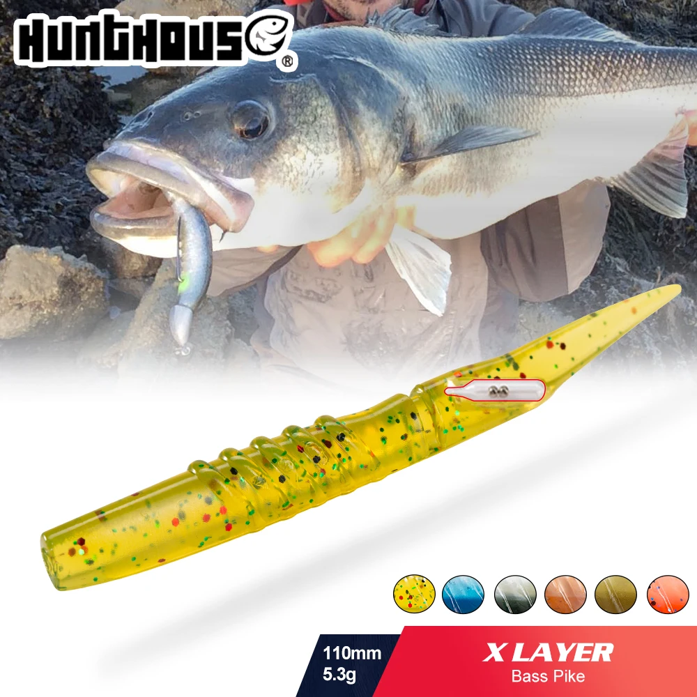 Hunthouse Rattlesnake Xlayers Soft Lure With Rattles 115mm/5.3g 150mm