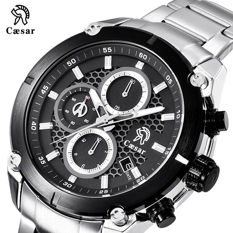 

Full Blue working Quartz Chronograph Waterproof Sport Mens Watches Top Brand Luxury Sport Wristwatch Male Watch Men relogio 2020