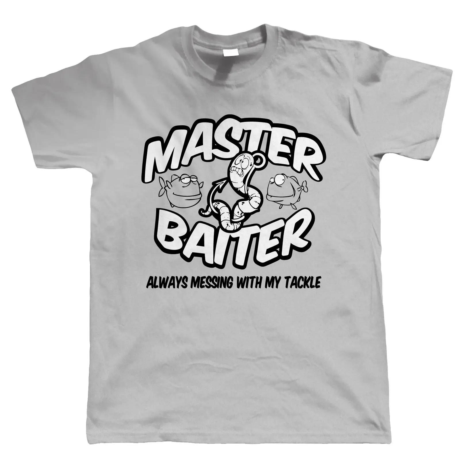 Master Baiter, креативная Мужская футболка для рыбалки, модная футболка для папы его, Camisa Homme Pride, Мужская хлопковая футболка, Новые майки футболки